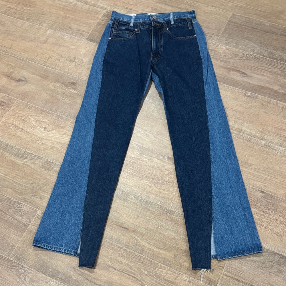 Frame Le Jane Denim Dark and Light Blue Jeans Size 26